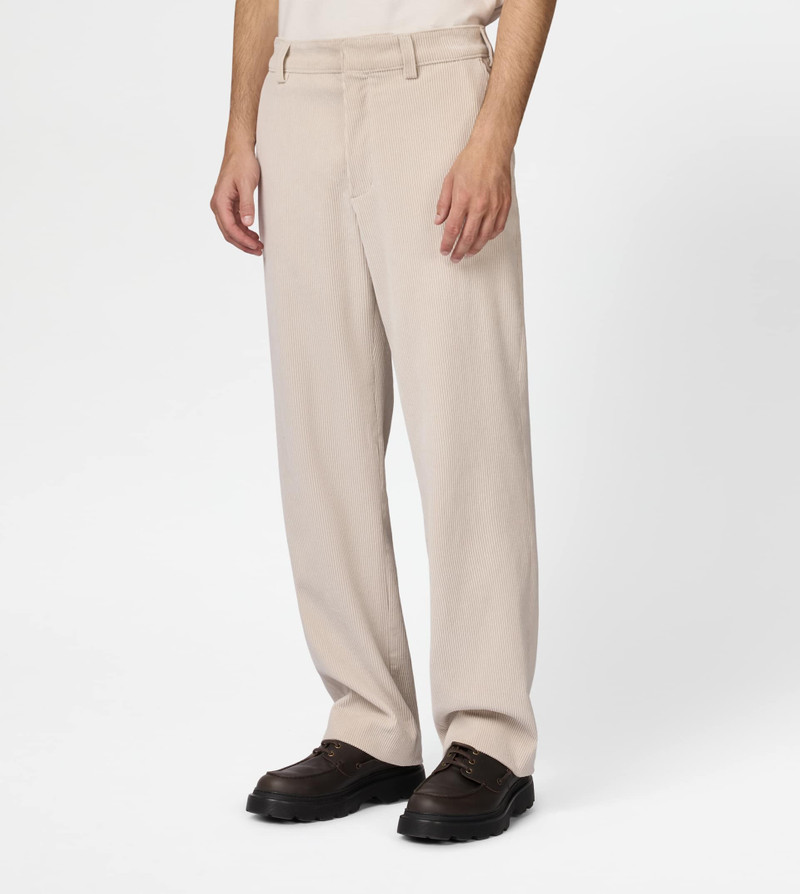 CHINO PANTS IN CORDUROY - OFF WHITE 3