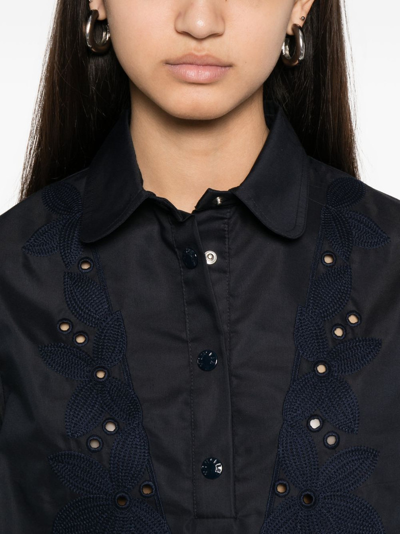 broderie-anglaise short-sleeve mini dress 5