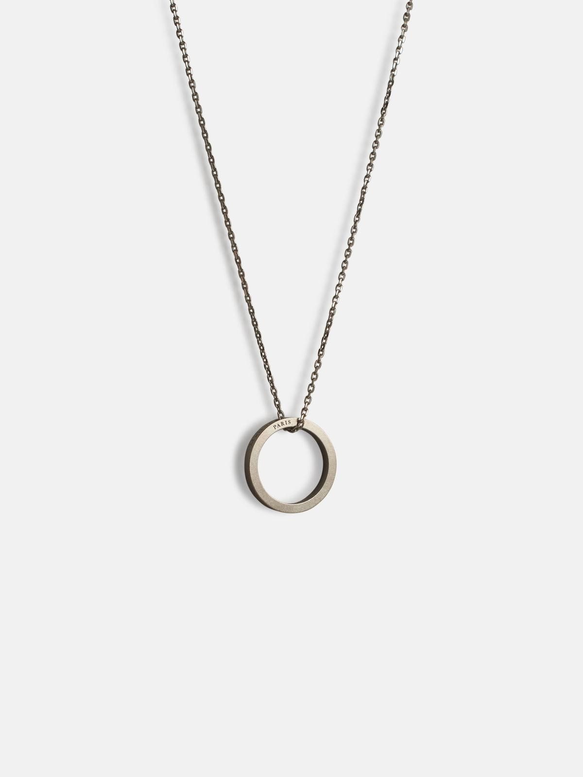 SILVER BRASS NECKLACE - 4