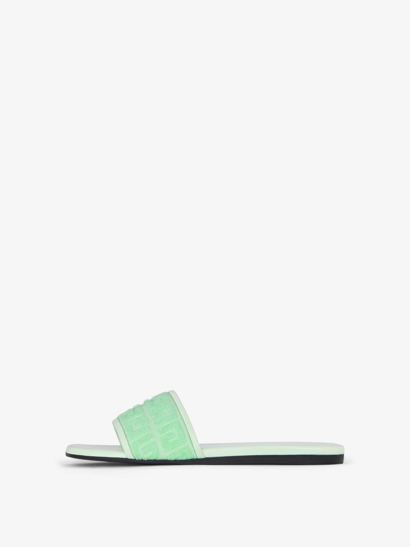 Givenchy 4G FLAT MULES IN 4G COTTON TOWELLING outlook