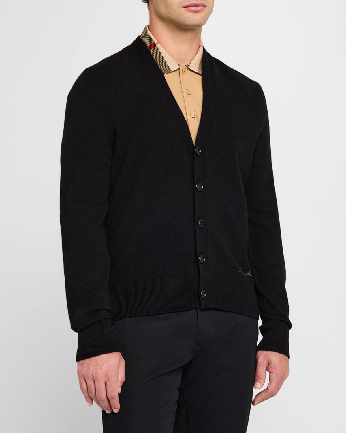 Men's Cashmere Cardigan Sweater - 4