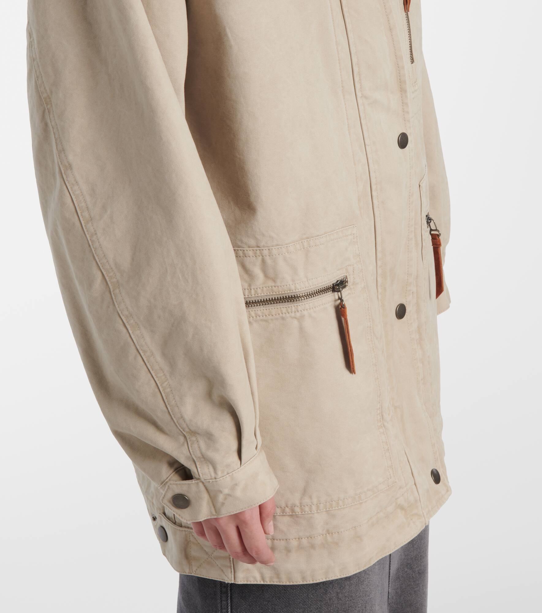 Kimeliaga corduroy-trimmed jacket - 5