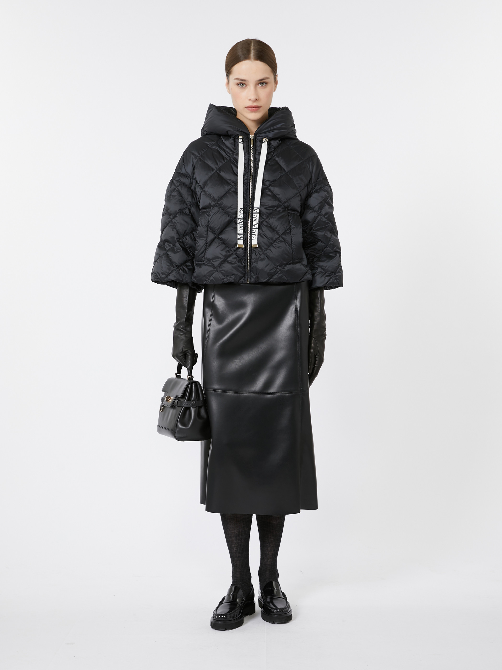 PLATA Coated fabric skirt - 2