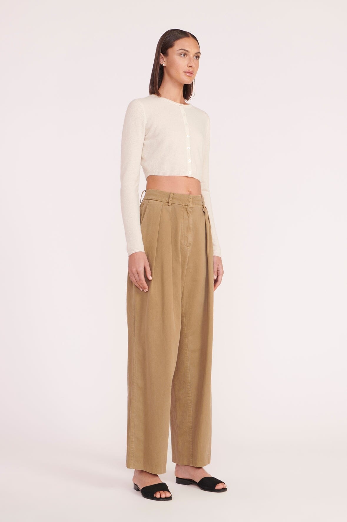STAUD DEANNA SWEATER CREME - 5