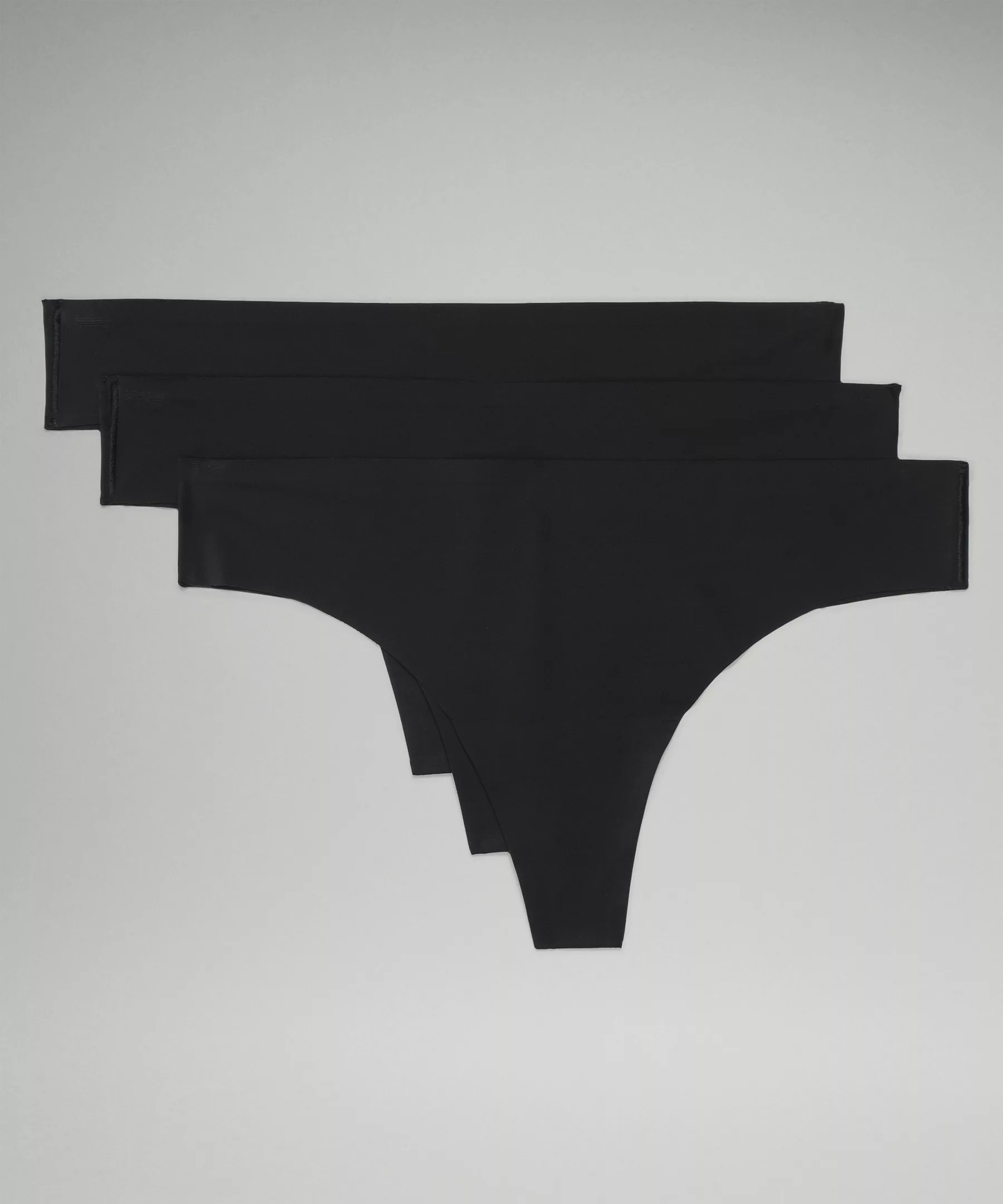 InvisiWear Mid-Rise Thong Underwear *3 Pack - 1