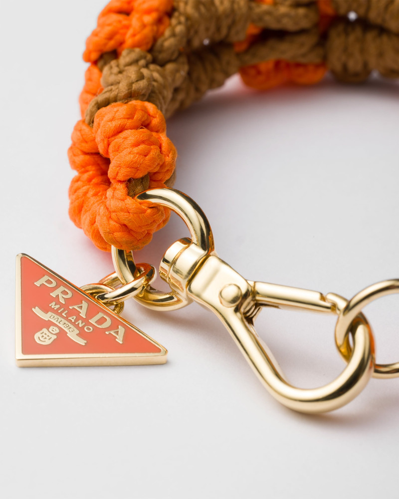 Prada Braided cord bracelet outlook