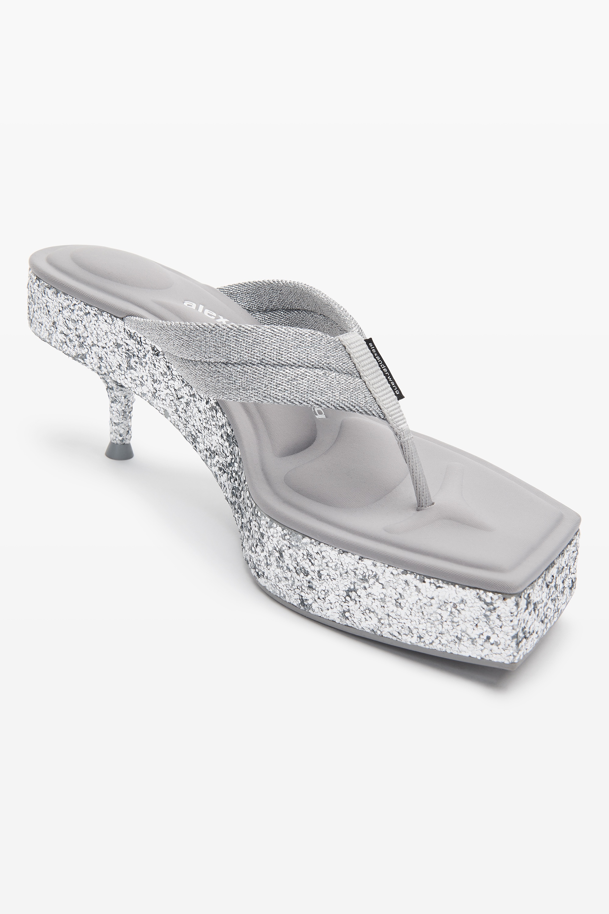 JESSIE PLATFORM SLIDE IN GLITTER NYLON - 2
