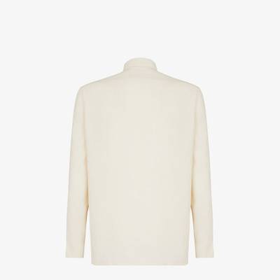 FENDI White tech fabric shirt outlook