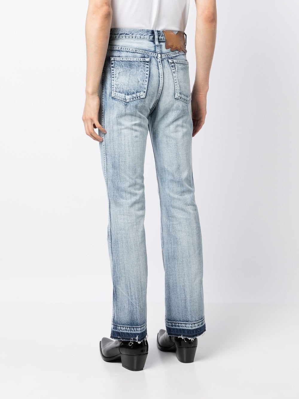 ACID-WASH STRAIGHT-LEG JEANS - 3
