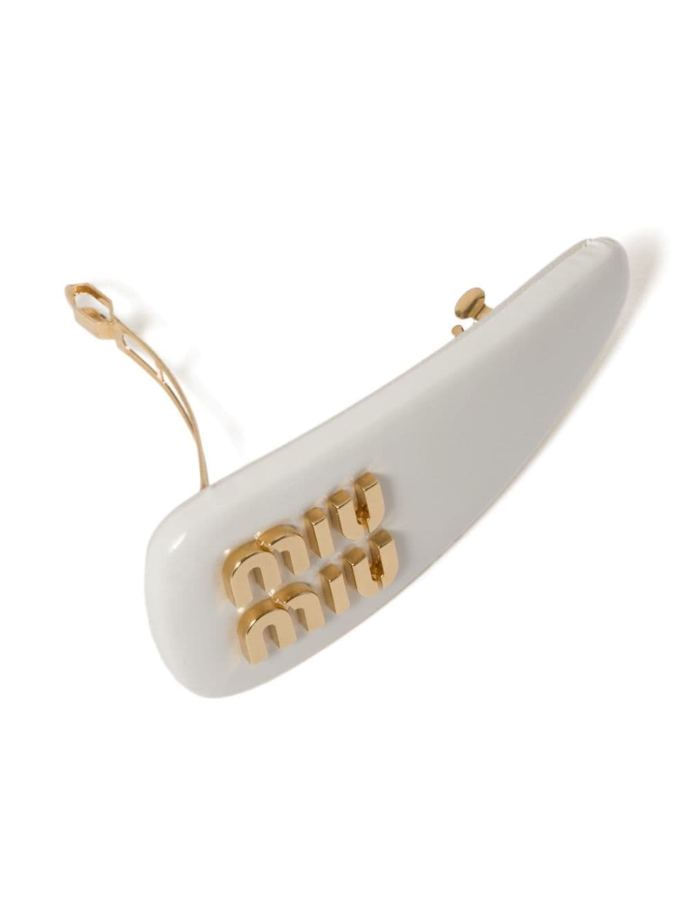 leather hair clip - 2