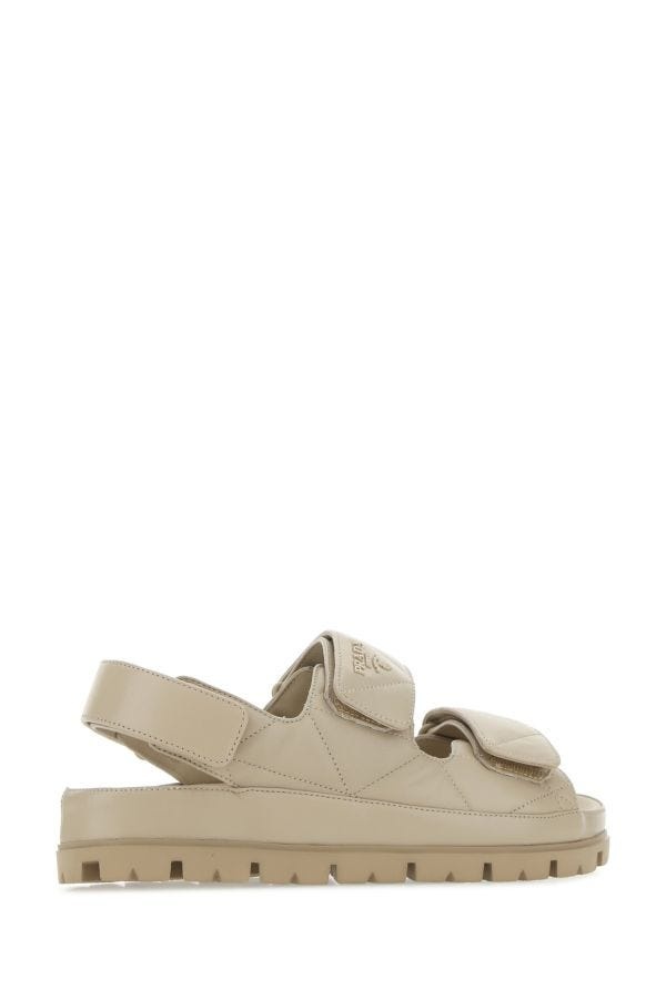 サンダル・ミュール PRADA Sand nappa leather sandals (1XP43BFD065038 F0036) Prada PRADA WOMAN Sand Nappa Leather Sandals | luosophy