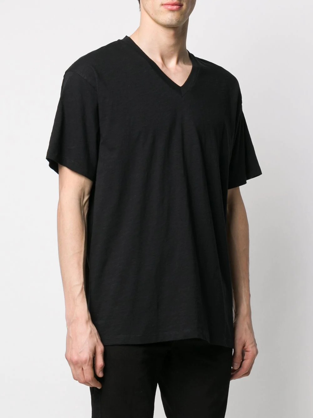 V-neck short sleeved T-shirt - 3