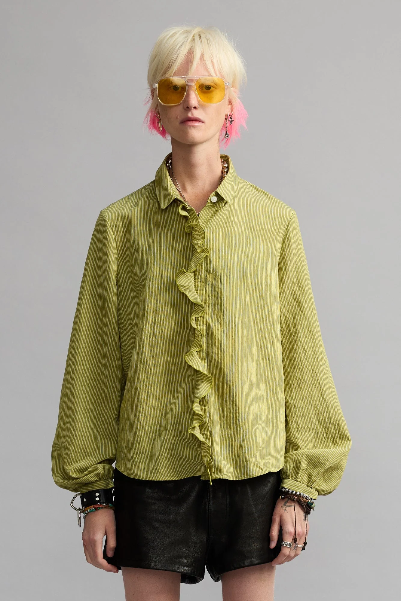 RUFFLE BLOUSE - 1
