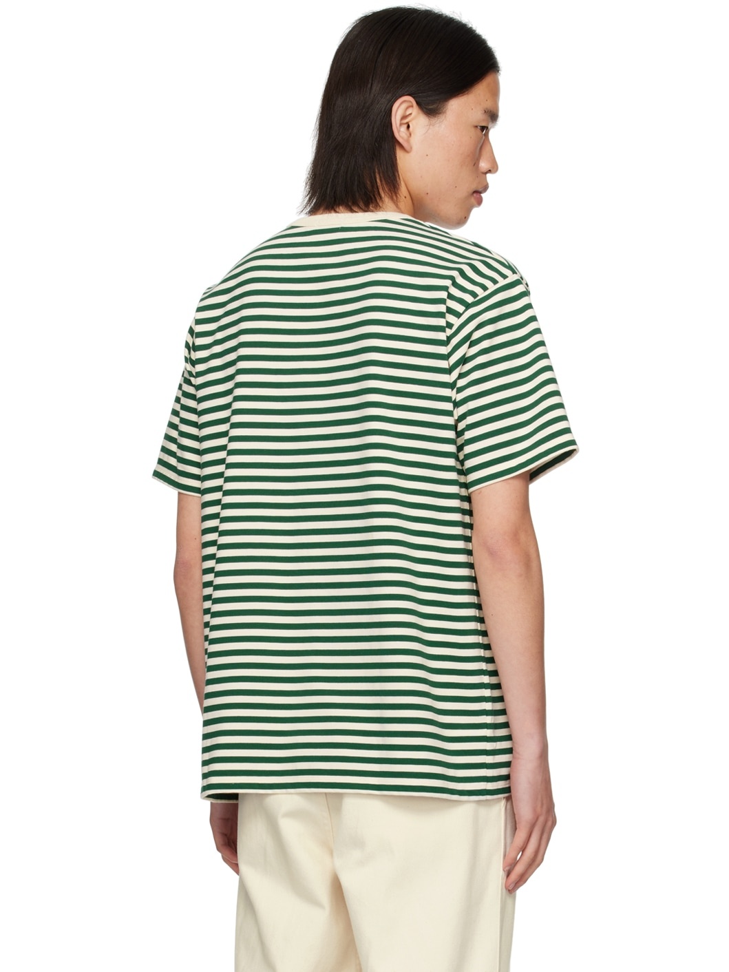 Green & Beige COOLMAX T-Shirt - 3