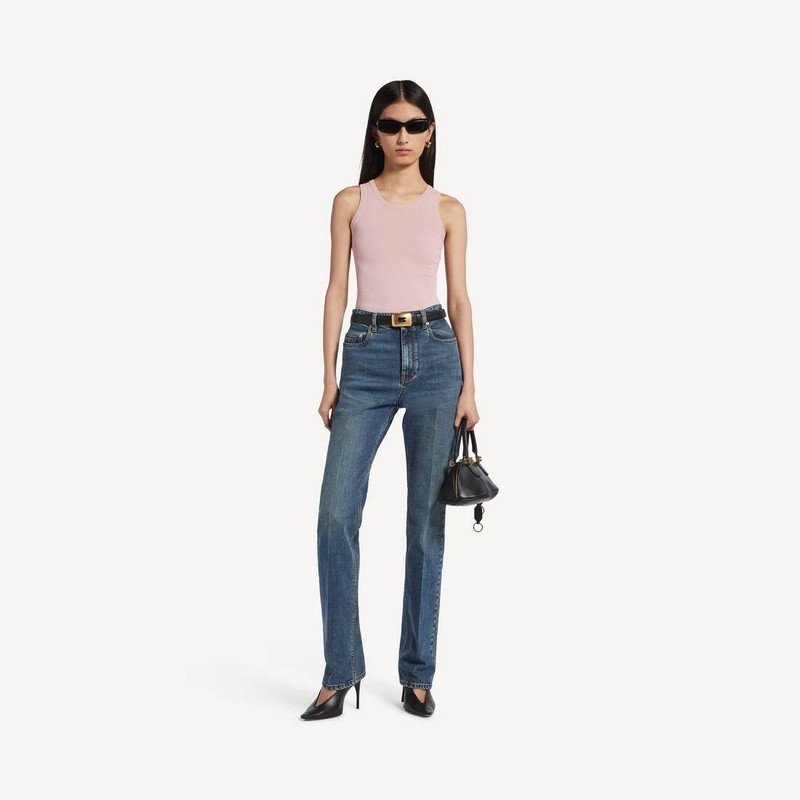 BALENCIAGA Women's Tank Top in Dusty Pink outlook