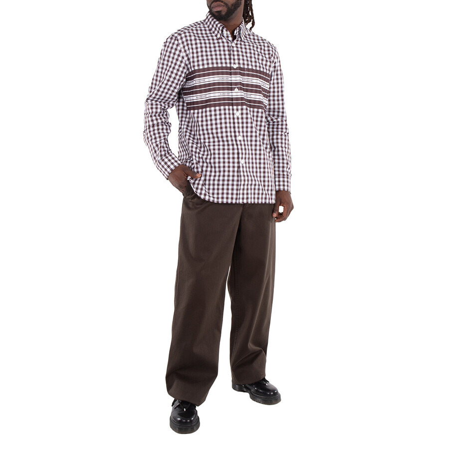 Burberry Cannelton Long-Sleeve Check Cotton Poplin Shirt - 6