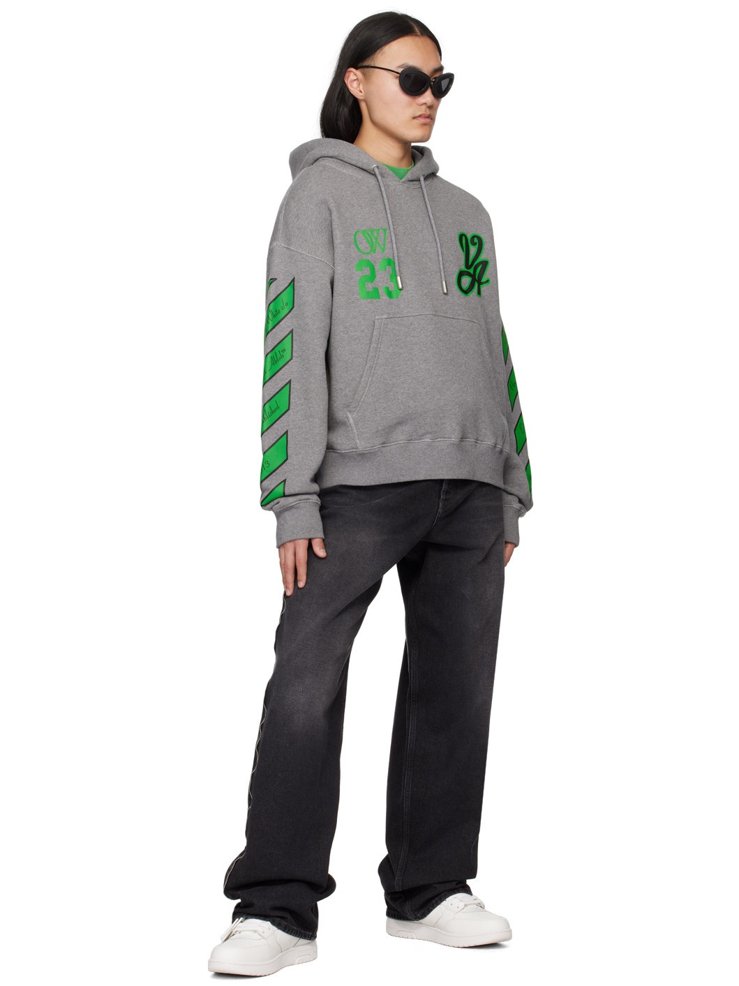 Off-White 23 Varsity Skate Hoodie | REVERSIBLE