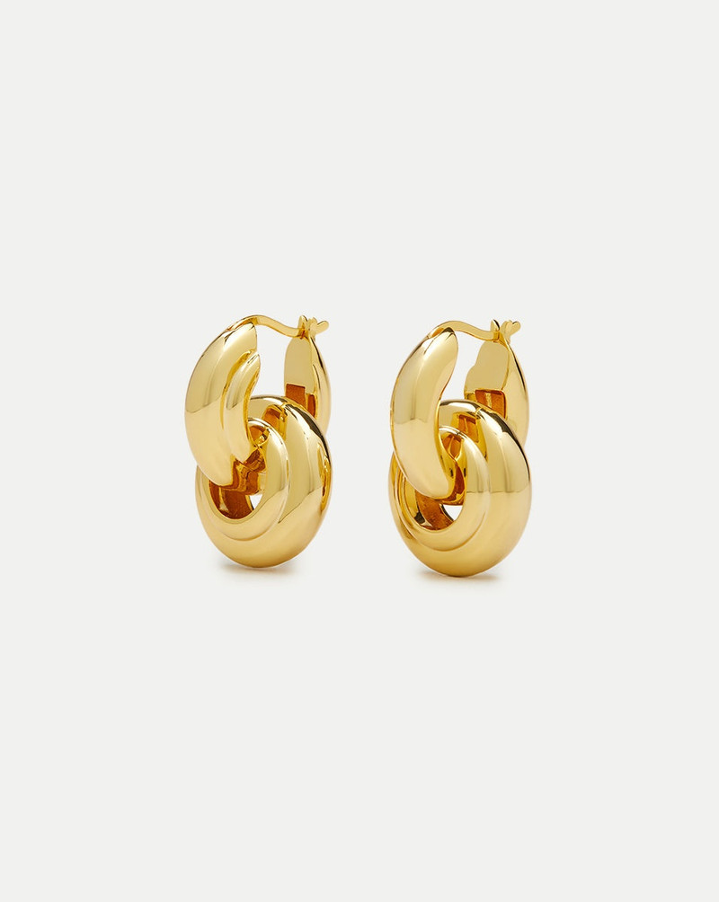 INTERLOCKING HOOP EARRINGS 1