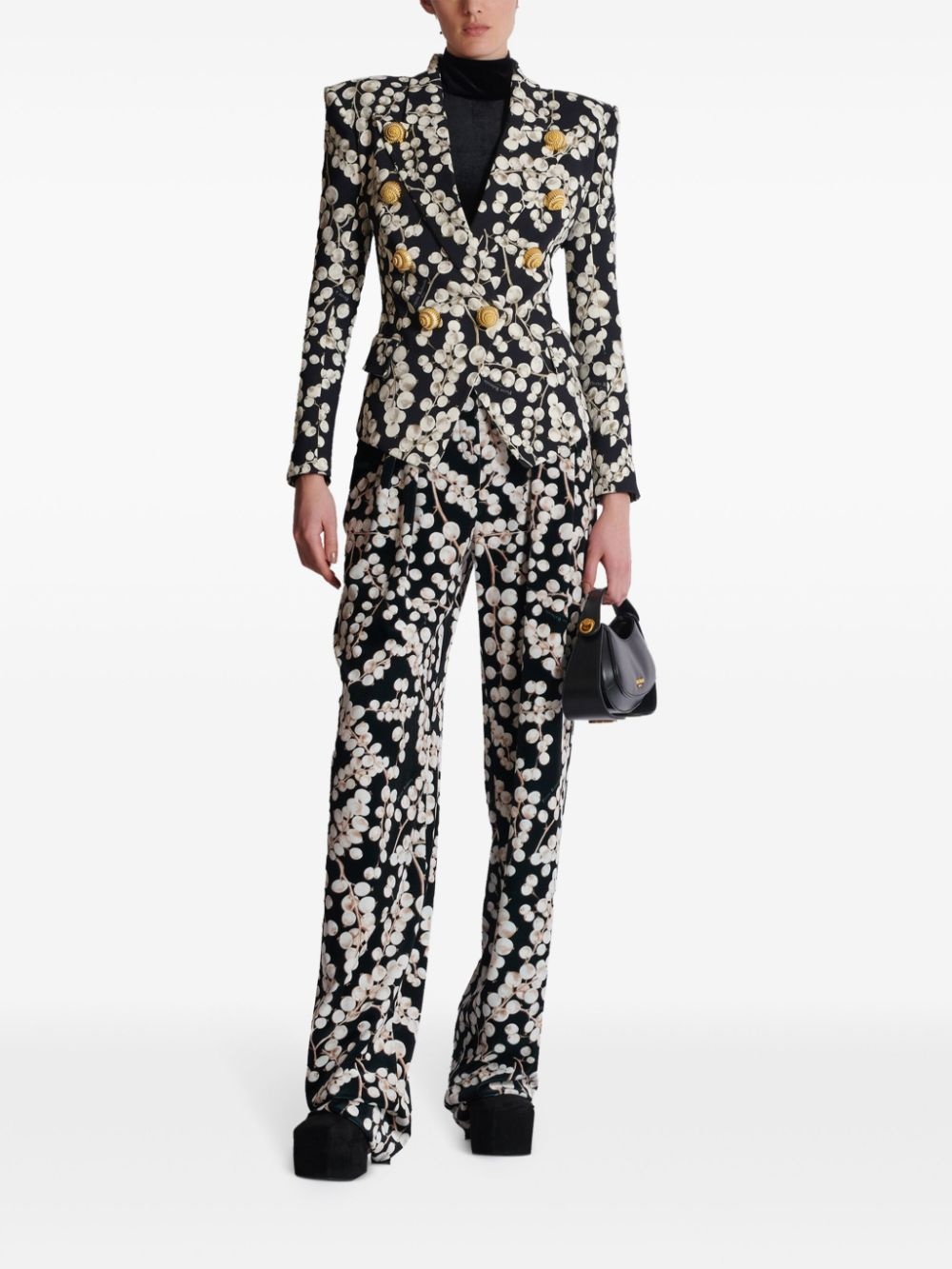 printed blazer - 2