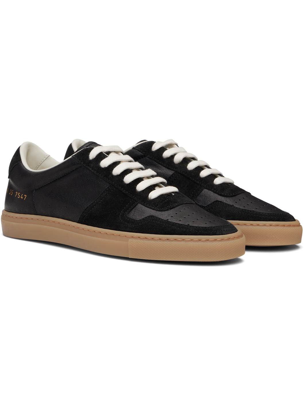 Black Bball Duo Slim Sneakers - 4