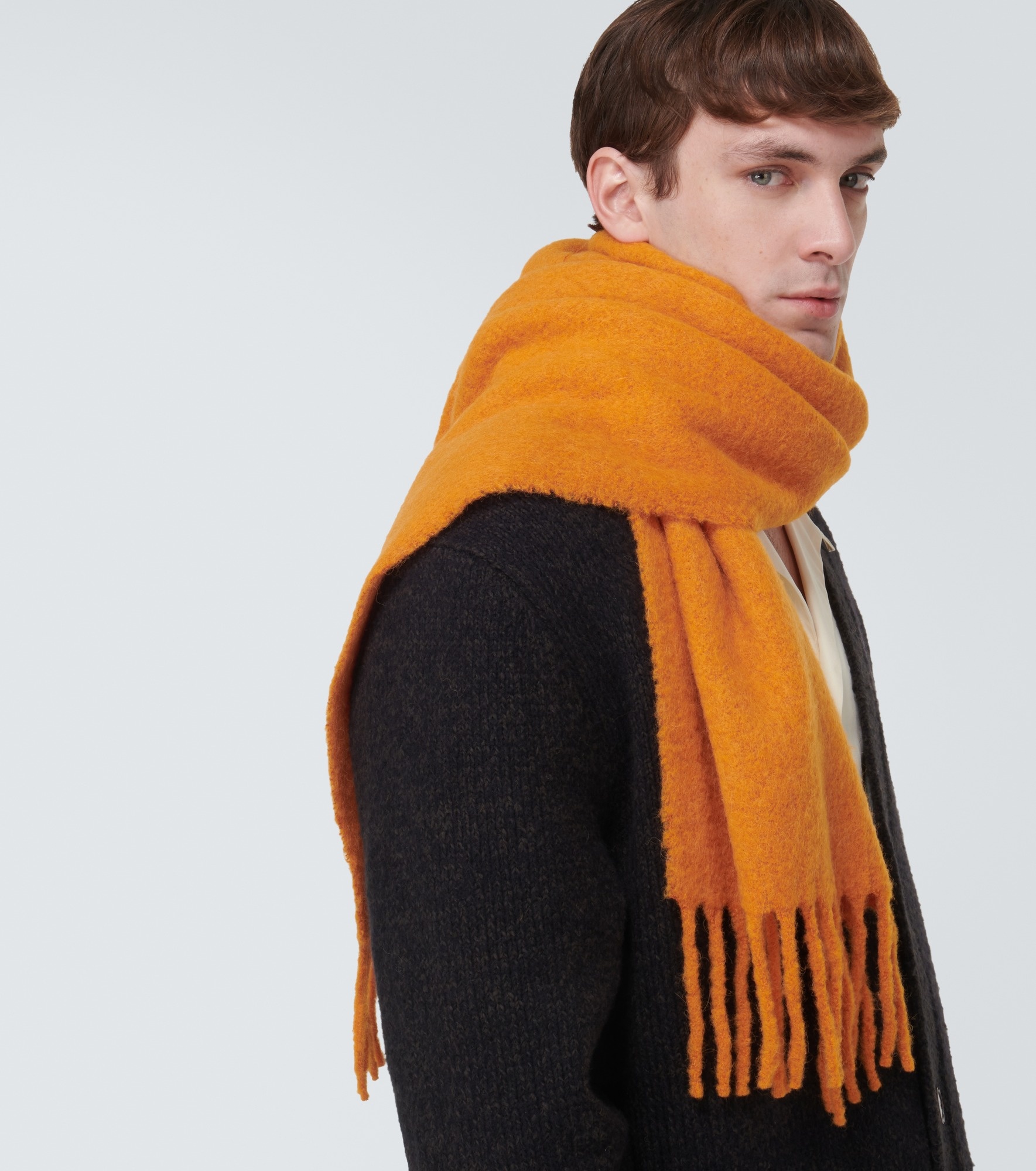 Alpaca wool-blend scarf - 3