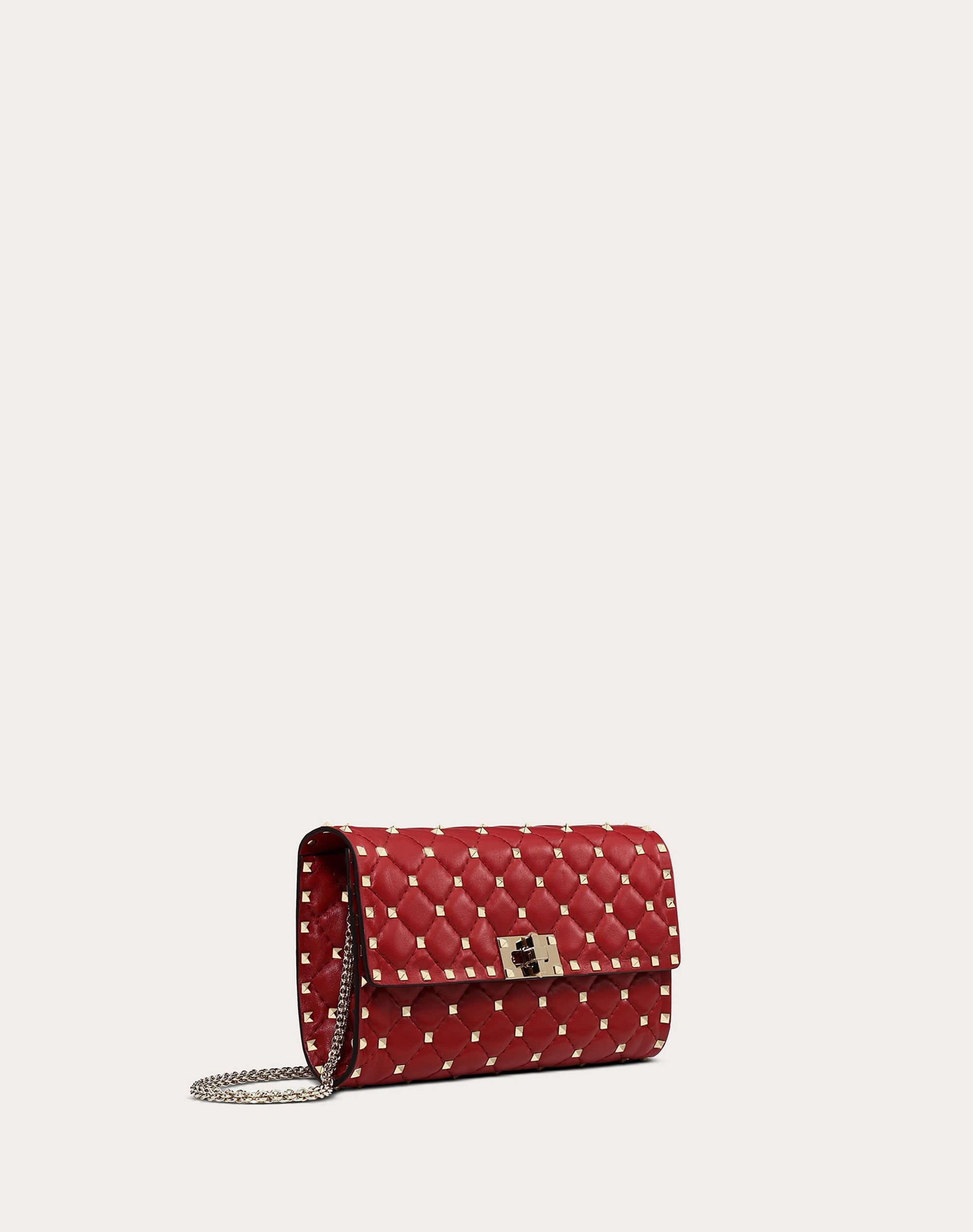 Rockstud Spike Nappa Leather Crossbody Clutch Bag - 2