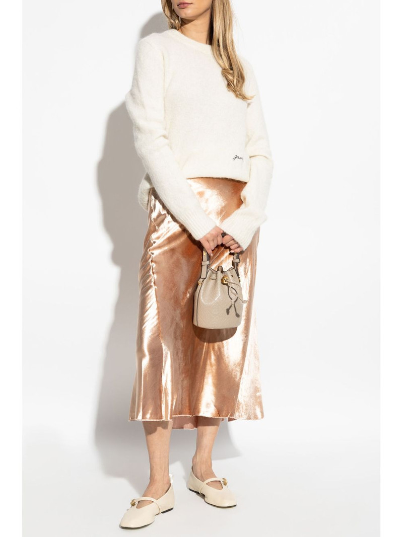 TORY BURCH velvet midi skirt outlook