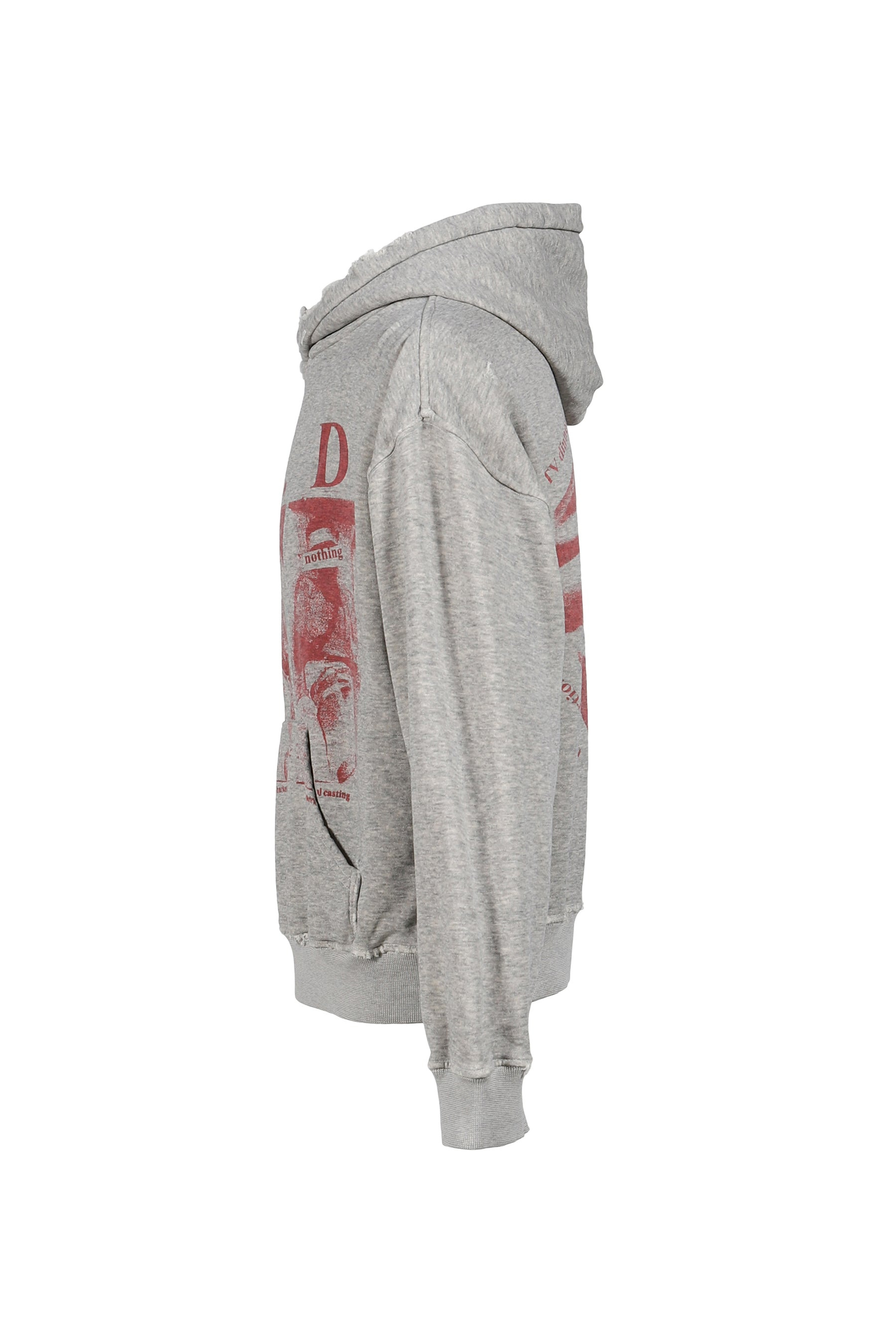 YOU ARE NOTHING HOODIE / HEATHER GRY - 8