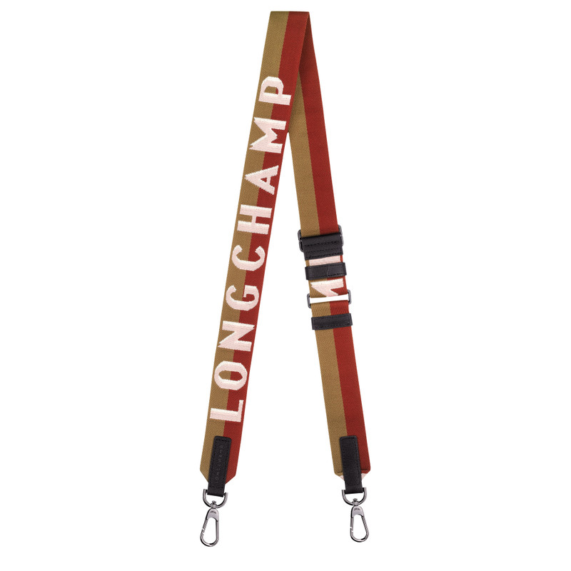 Longchamp Shadow Shoulder strap Pale Pink - Canvas 1