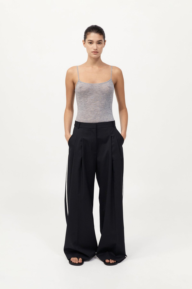 Baby Wool Cami - Grey Marle 2