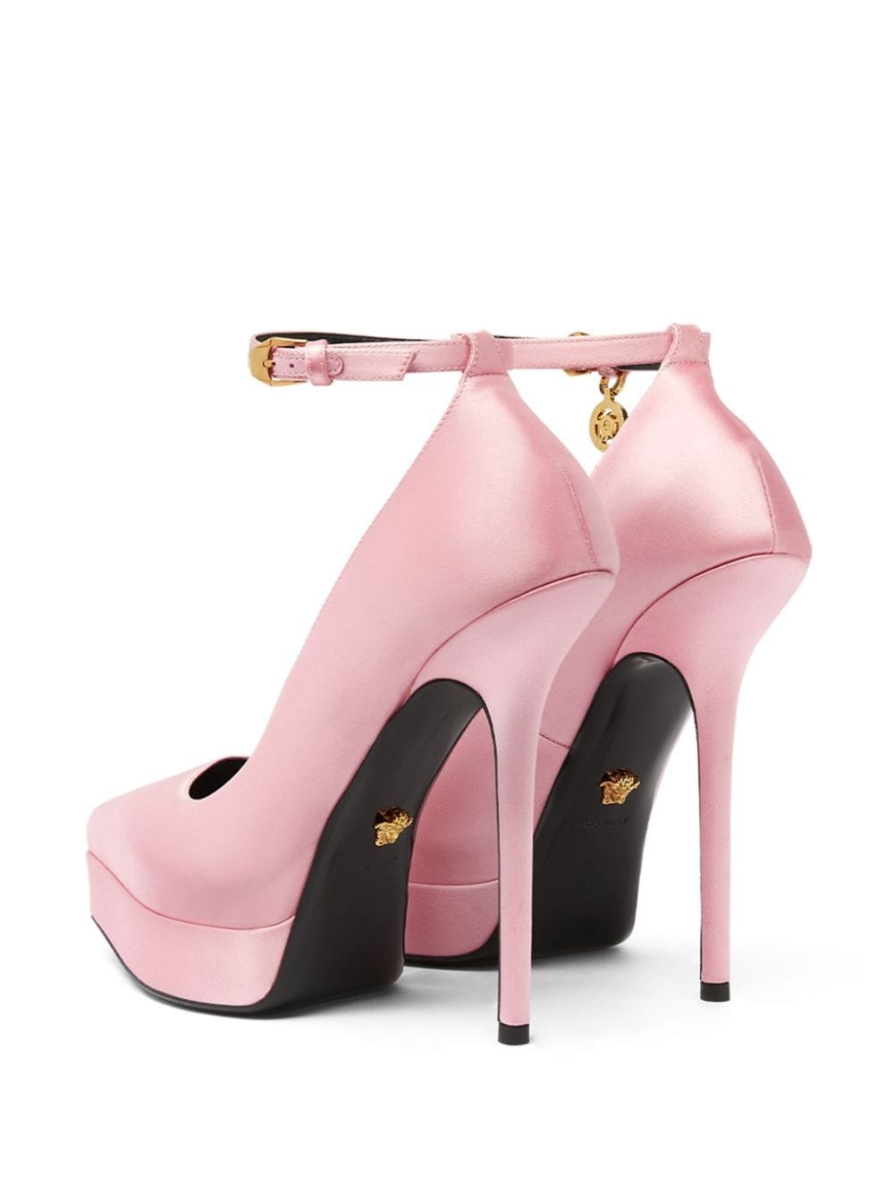 Lycia satin platform pumps - 3