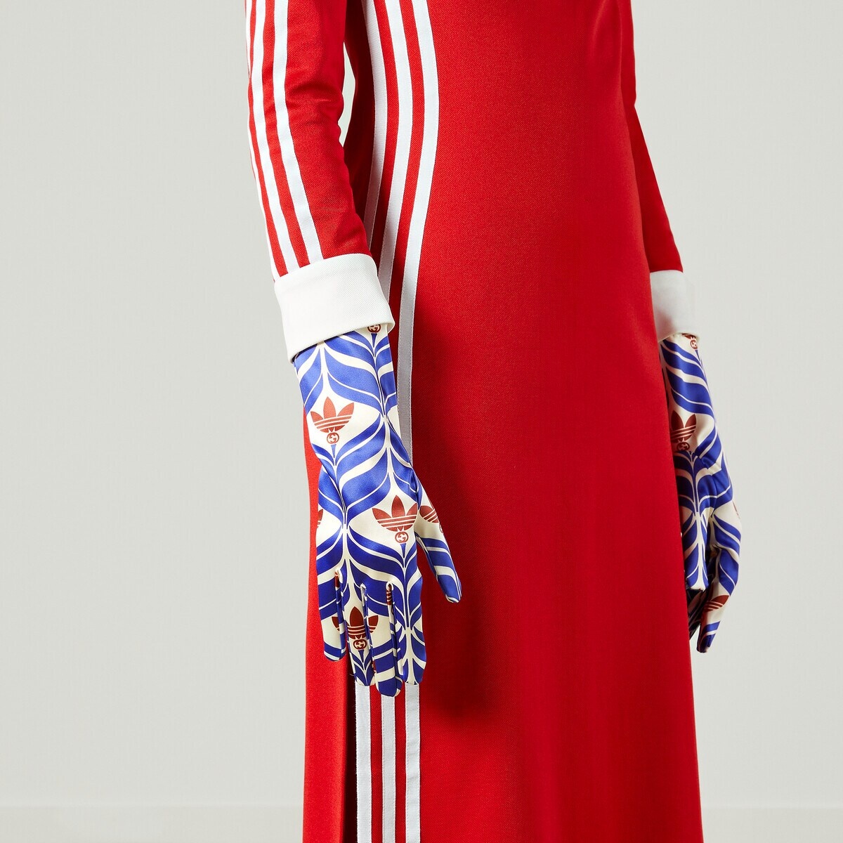 adidas x Gucci satin nylon gloves - 3