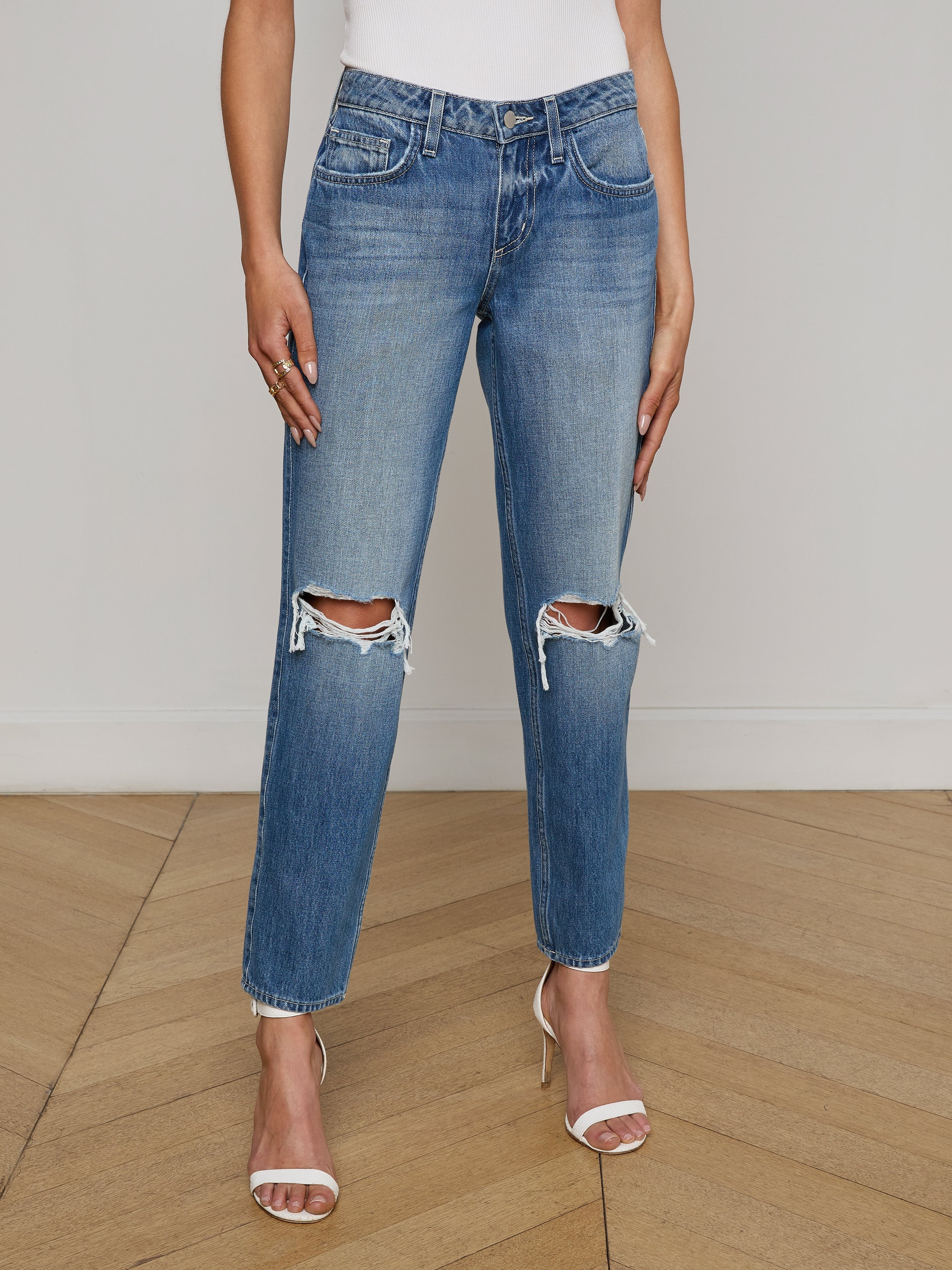 Nevia Slouchy Straight-Leg Jean - 3