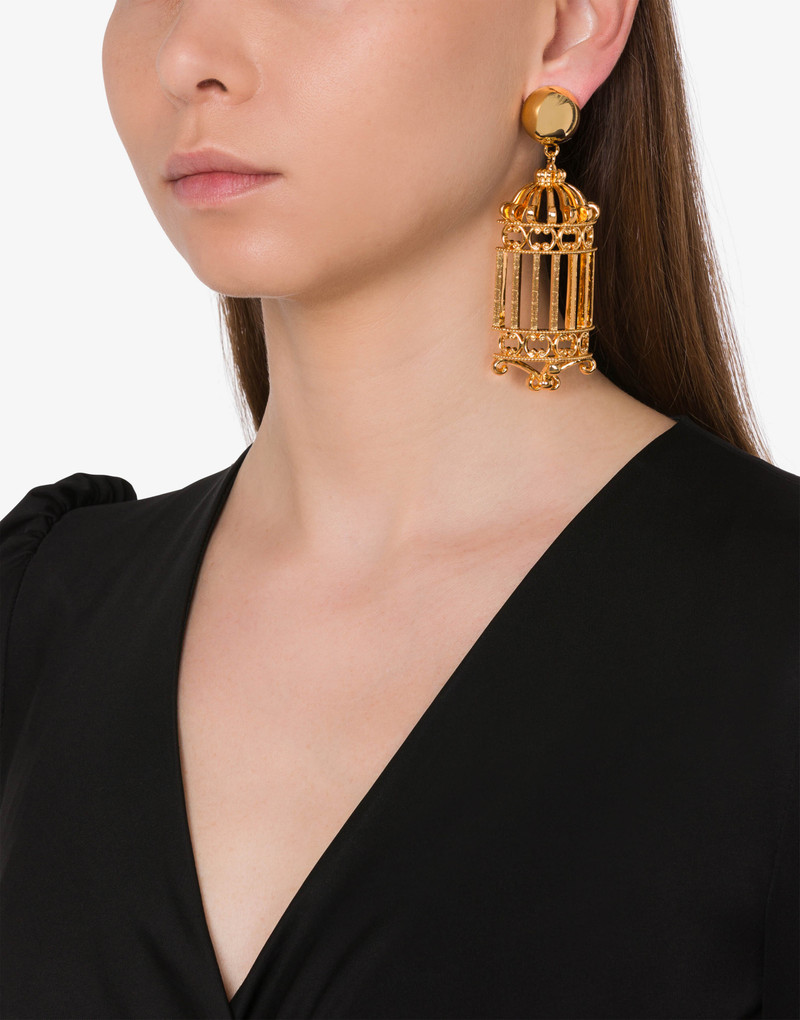 BAROQUE CAGE DROP EARRINGS 4
