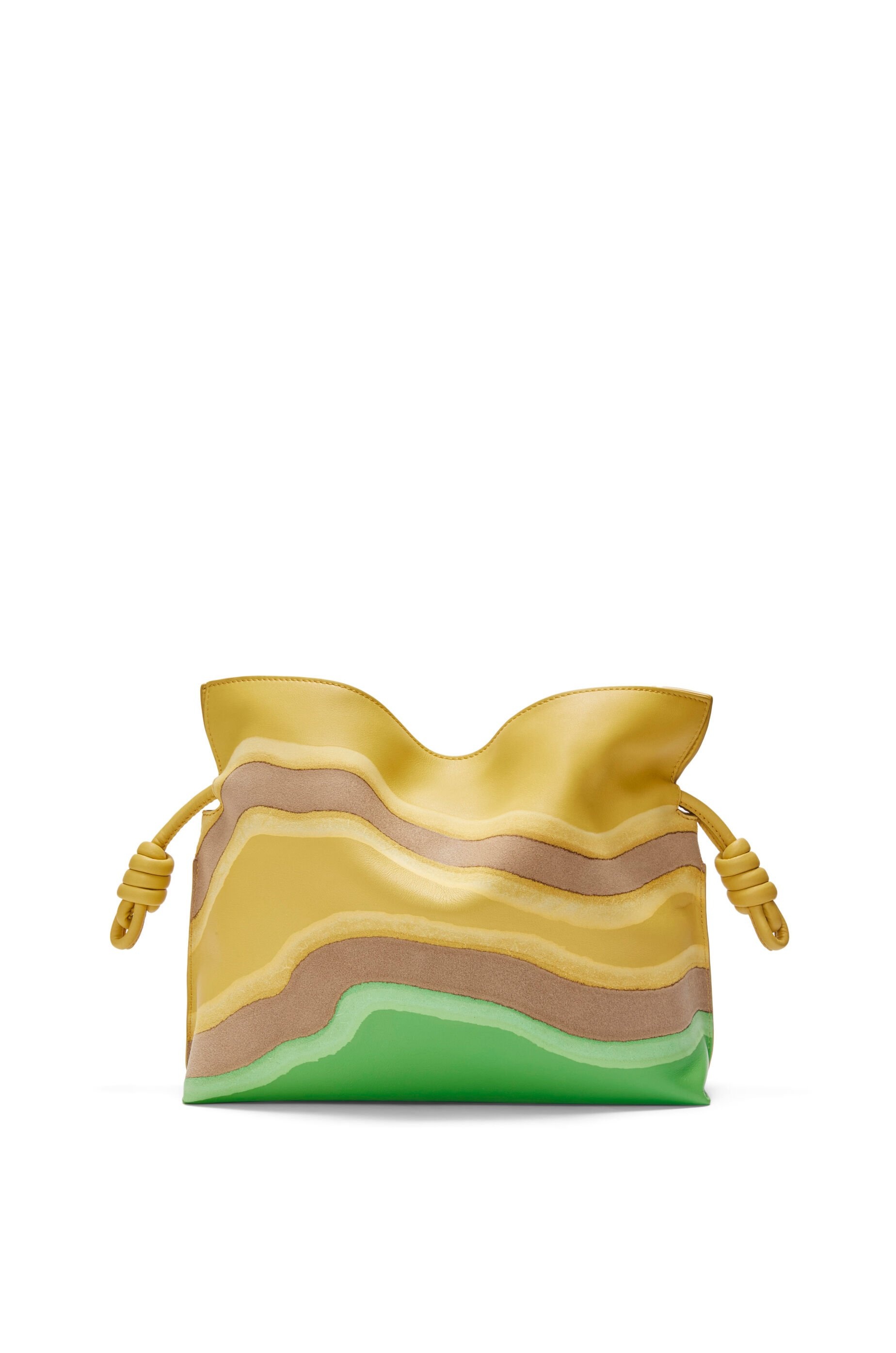 Medium Flamenco clutch in nappa calfskin - 4