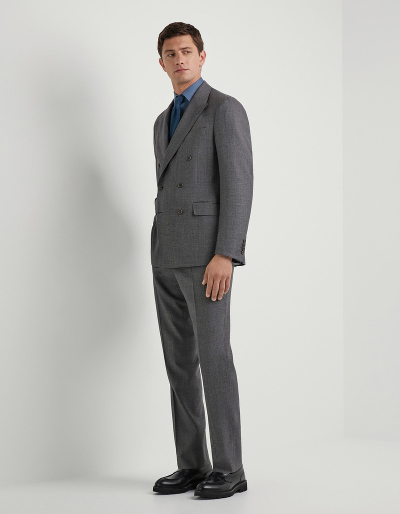 GRAY PURE WOOL SUIT 4