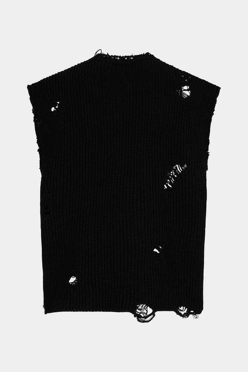 DSQUARED2 ICON KNIT SLEEVELESS PULLOVER outlook