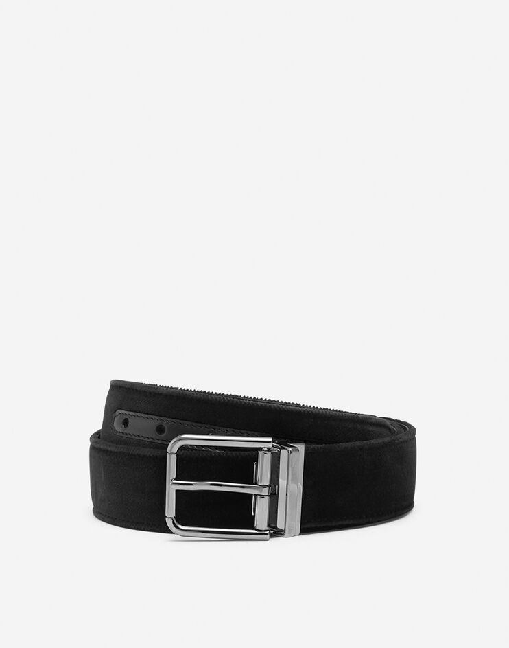 Cotton velvet belt - 1