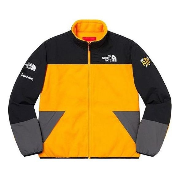 Supreme x The North Face RTG Fleece Jacket 'Yellow Black' SUP-SS20-408 - 1