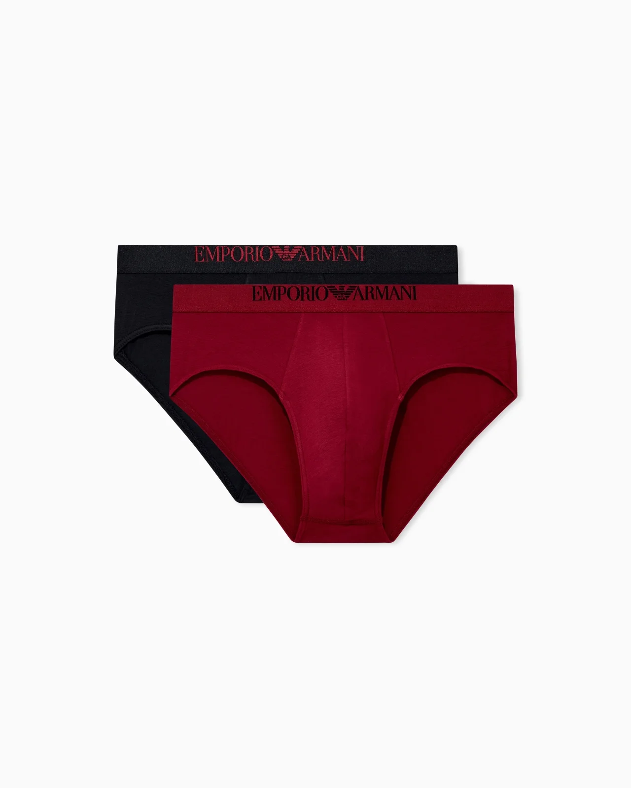 TWO-PACK OF ECO VISCOSE JERSEY BRIEFS WITH LOGO WAISTBAND - 1