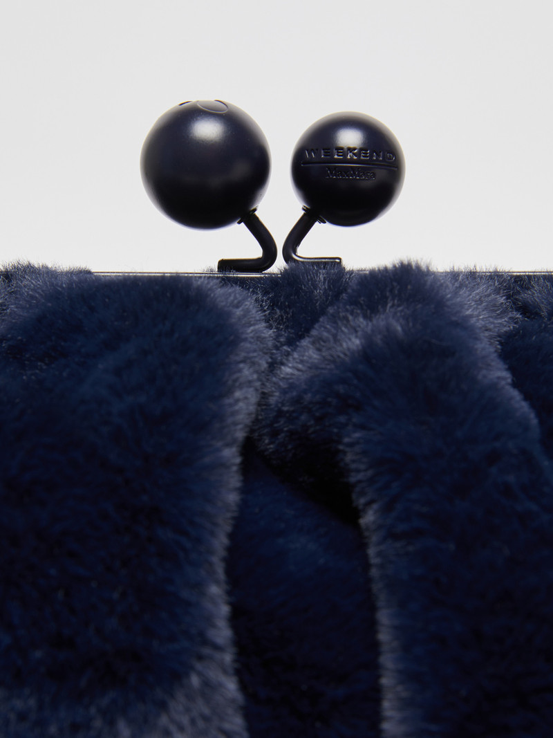 GIANNA Medium furry fabric Pasticcino Bag 5