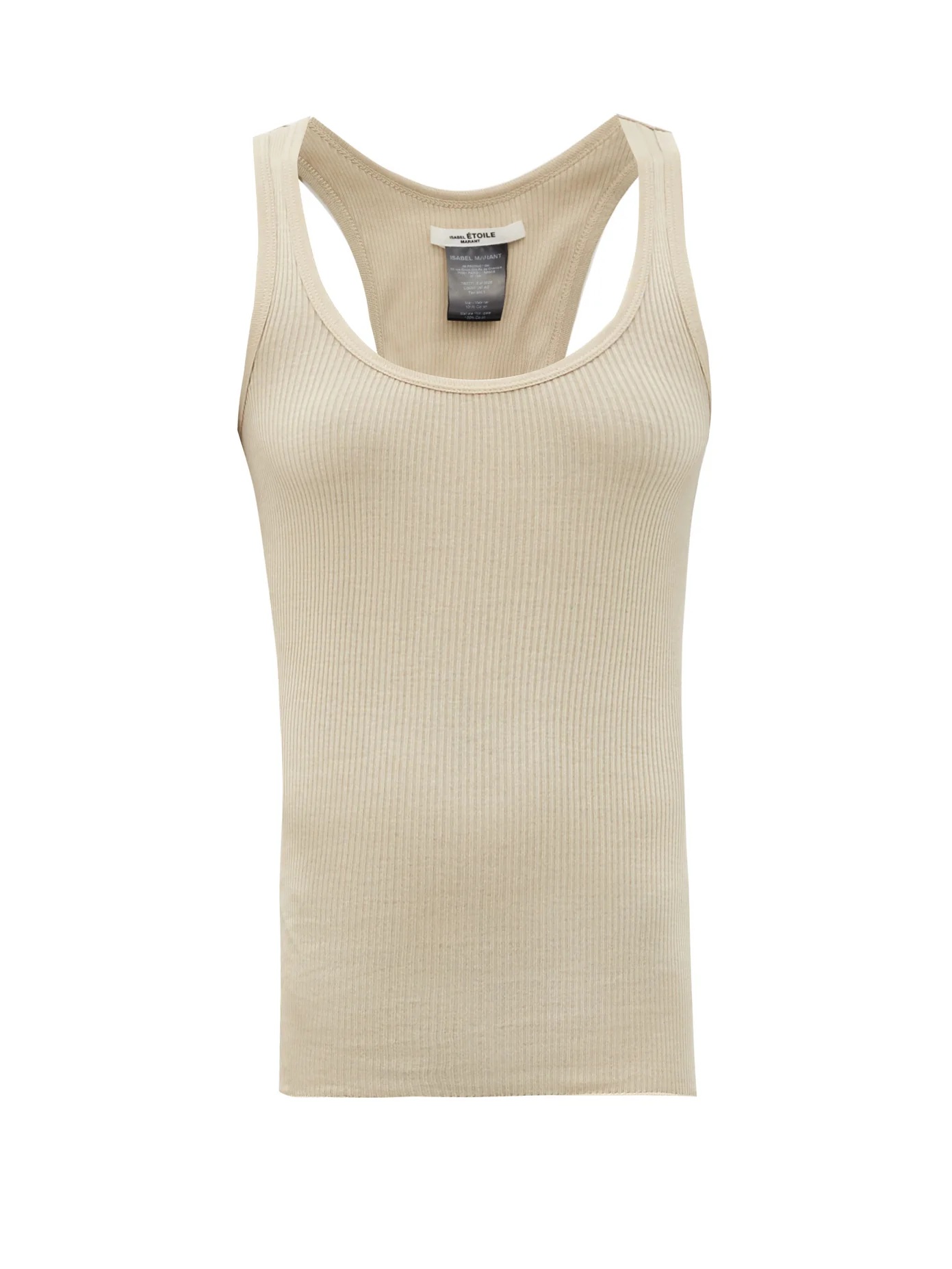 Louisanea ribbed cotton-jersey tank top - 1