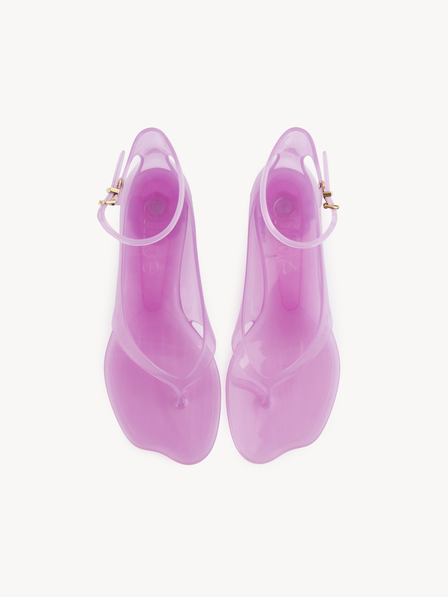 CHLOÉ JELLY HEELED SANDAL - 4