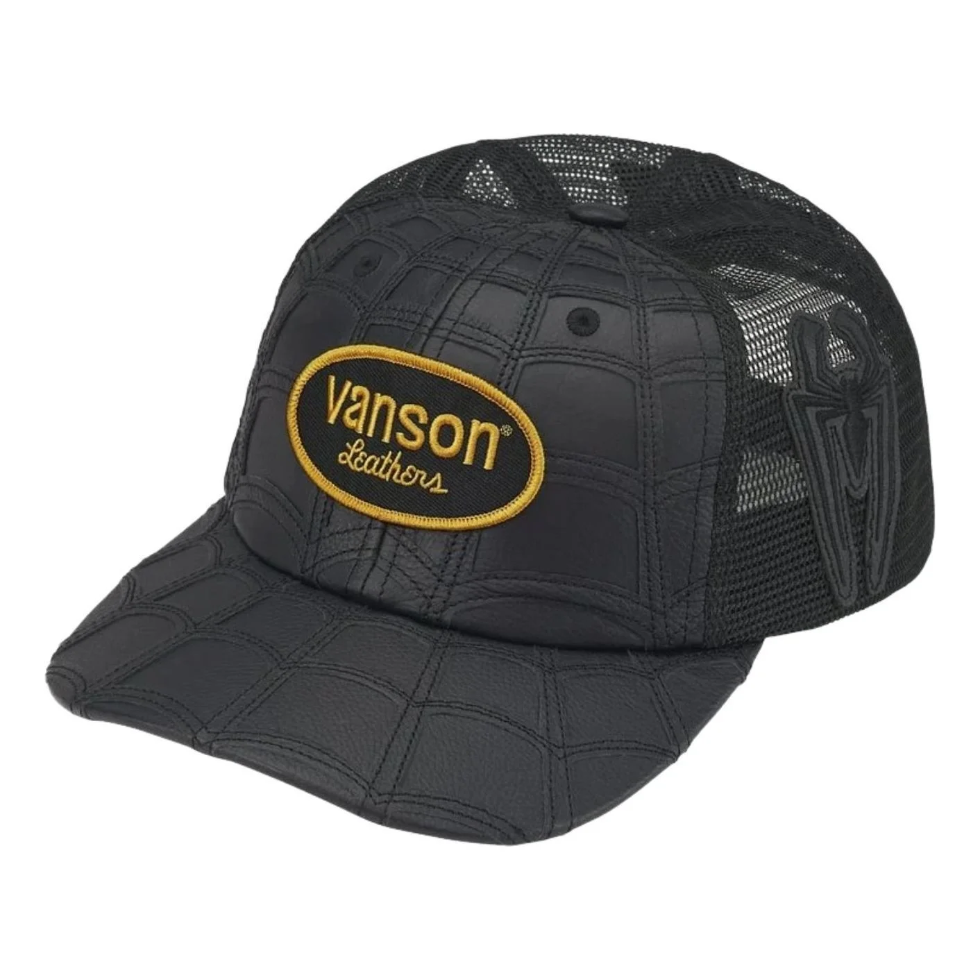 Supreme x Vanson Leathers SS26 Spider-Man Mesh Back 6-Panel 'Black' SUP-SS26-1046-BLK - 1