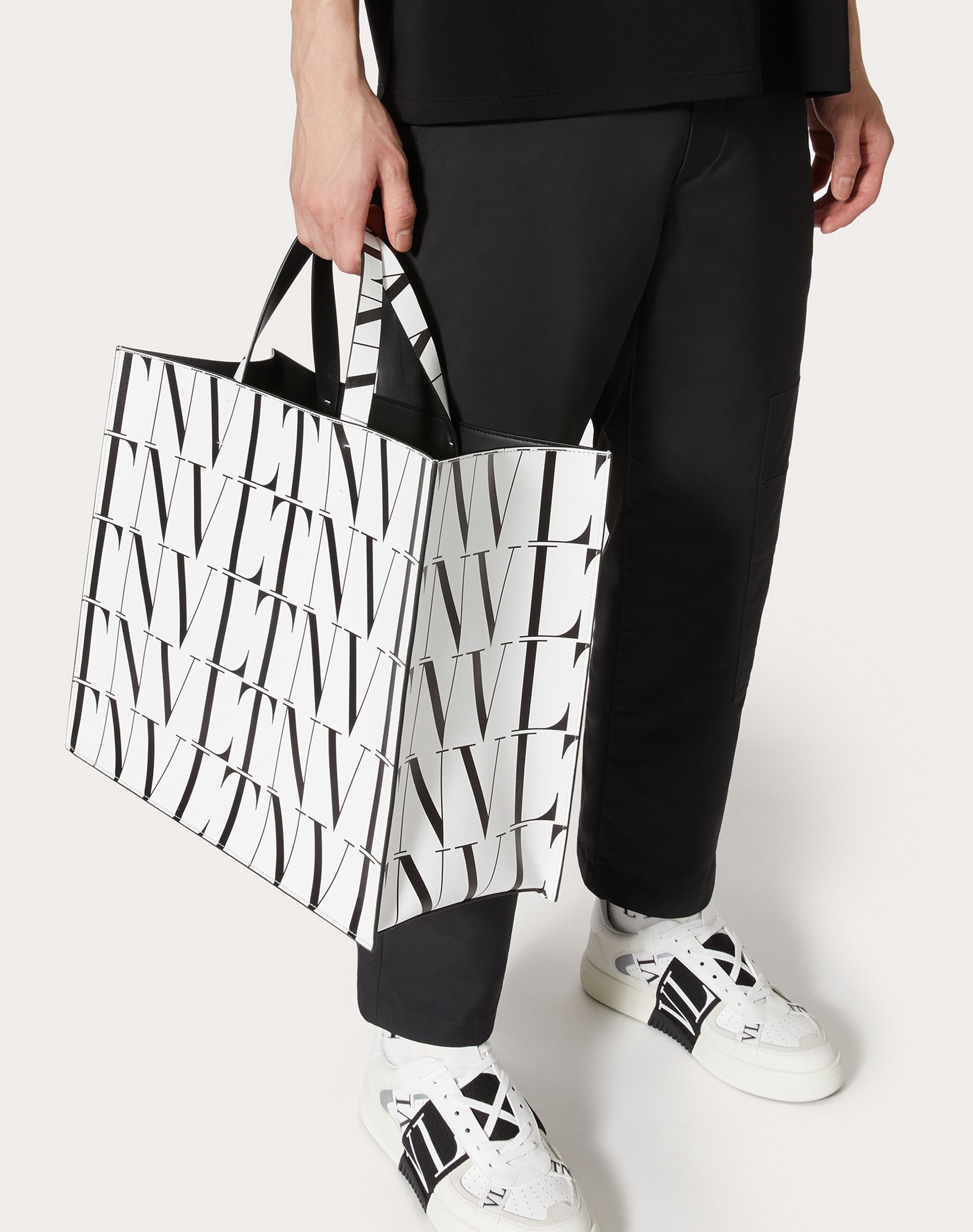 VLTN TIMES Leather Tote Bag - 6