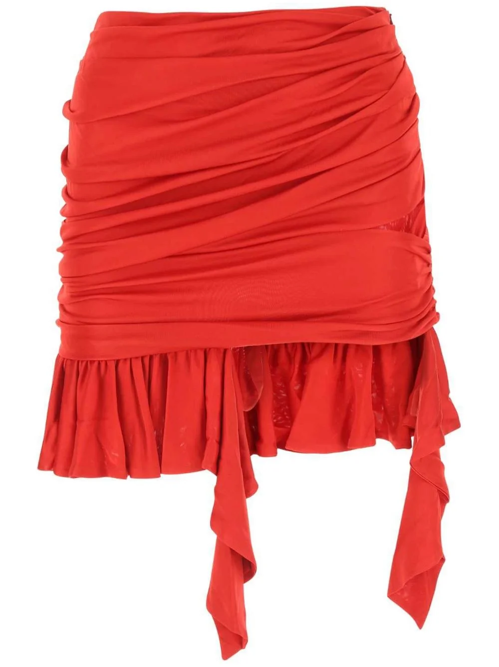 ruffle-detailing mini skirt - 1