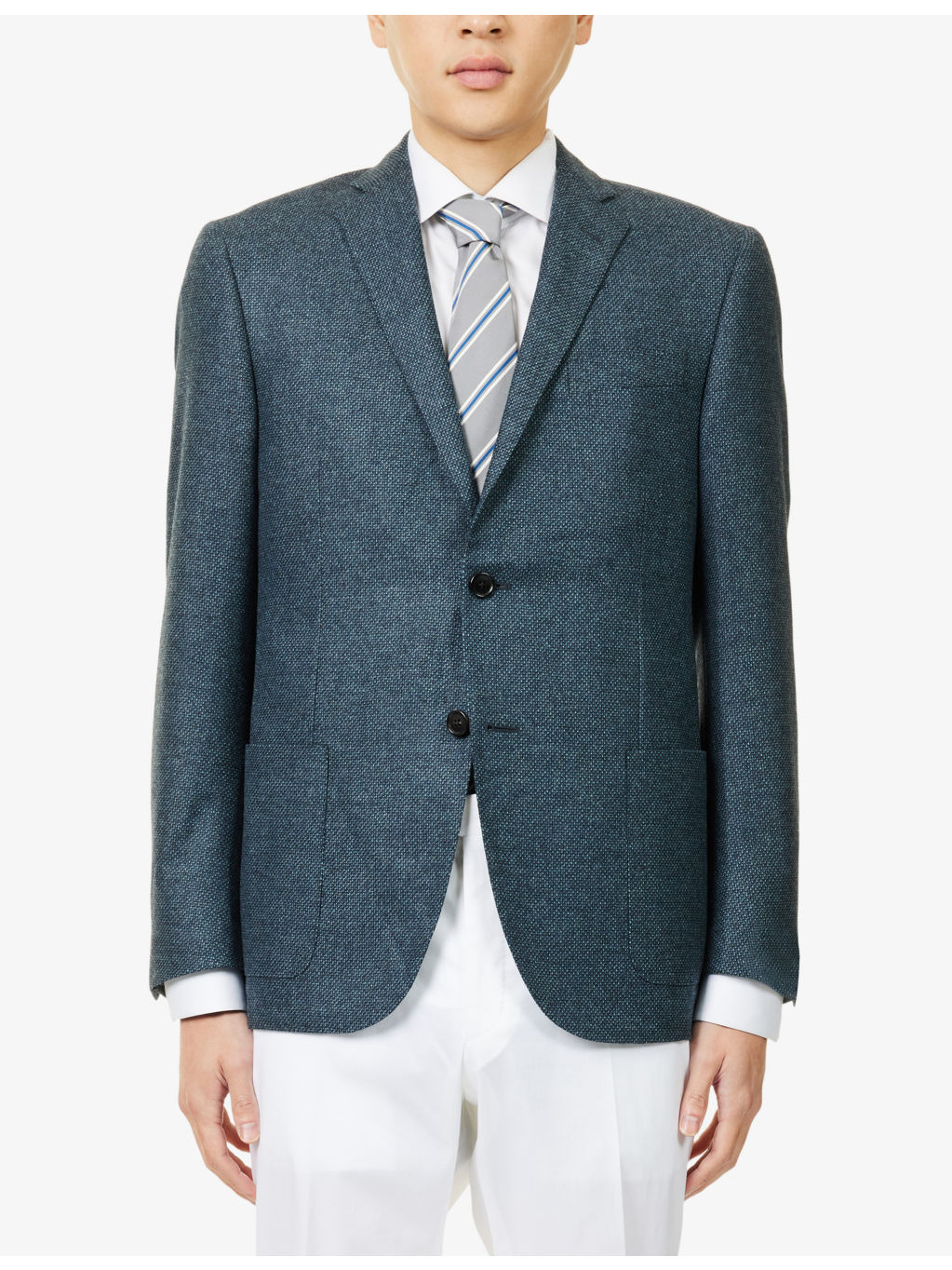 Academy Notched-Collar Wool-Cashmere Blend Jacket - 3