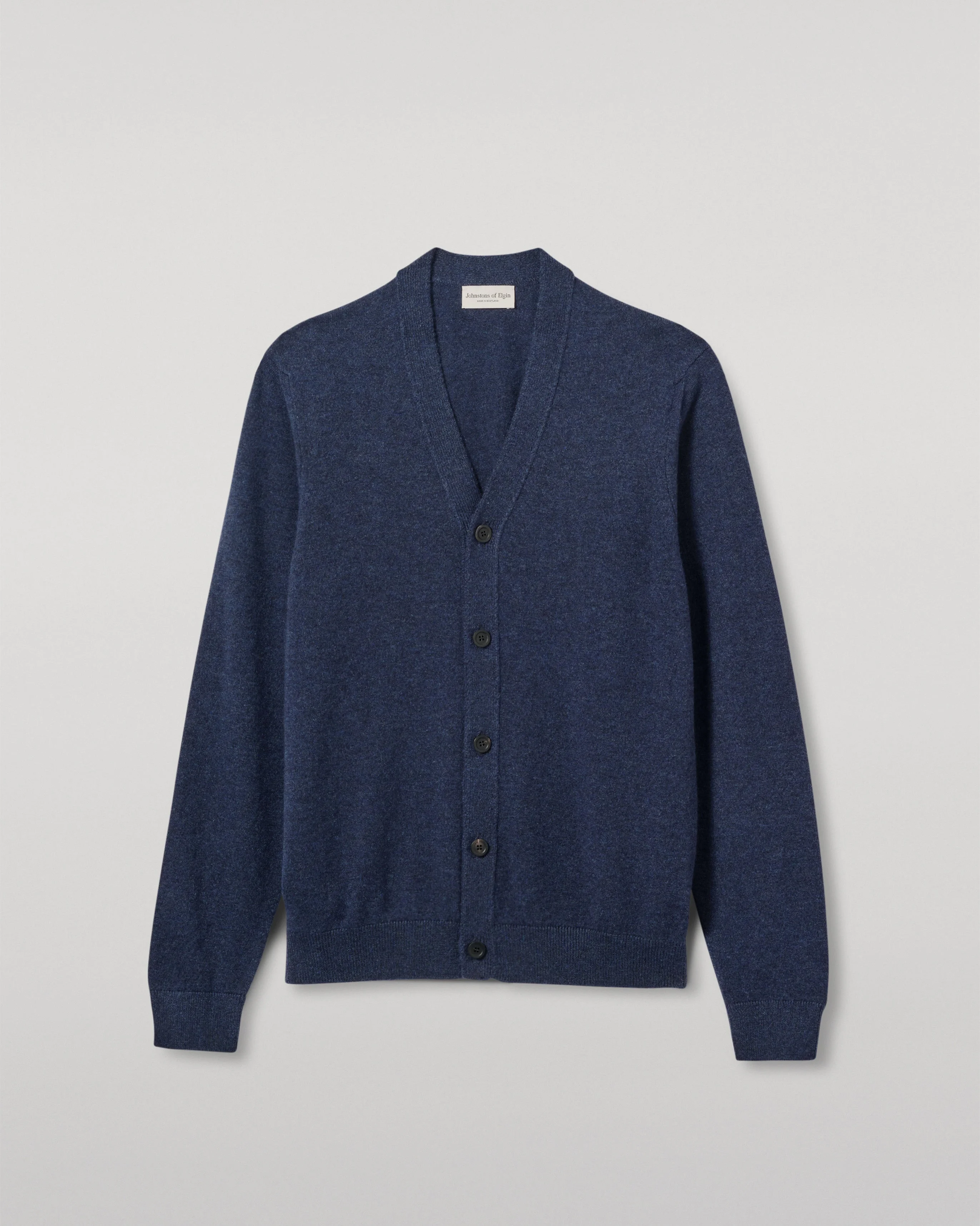 Rory Navy Classic Cashmere Cardigan - 1