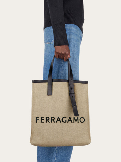 FERRAGAMO Tote bag with signature outlook