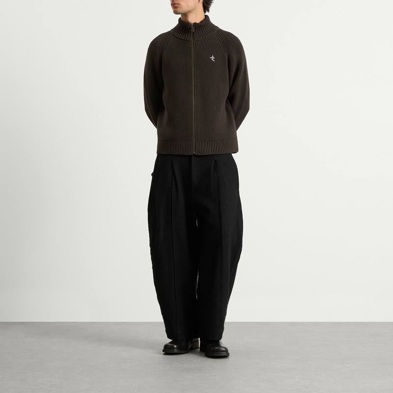 le PÈRE Le Père Zipper Knit Cardigan outlook